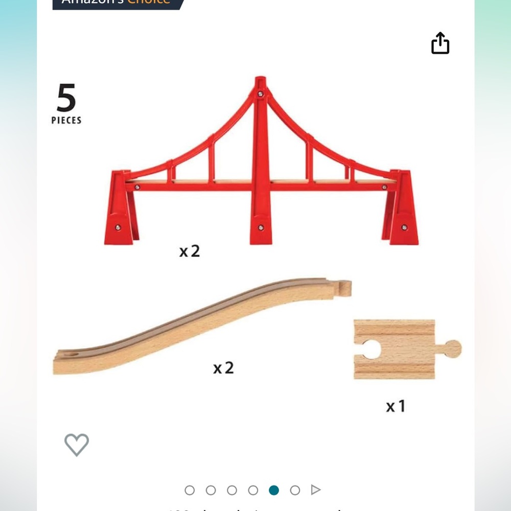 Brio Double Suspension Bridge - Like new